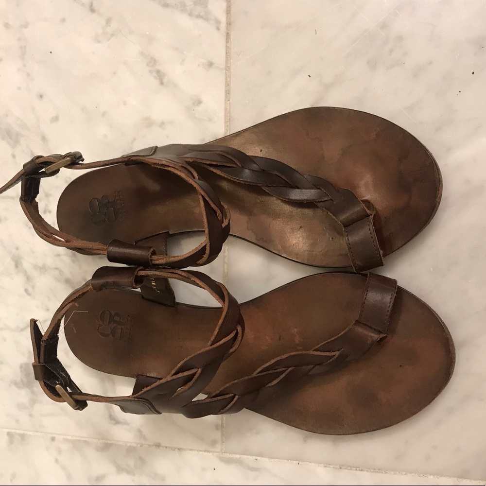 Barney’s co-op braided leather sandals